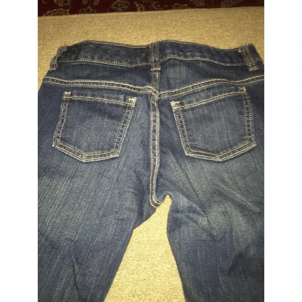 Old Navy Skinny Girls 10 Regular Blue Jeans Hidden Adjustable Waist (Anne)